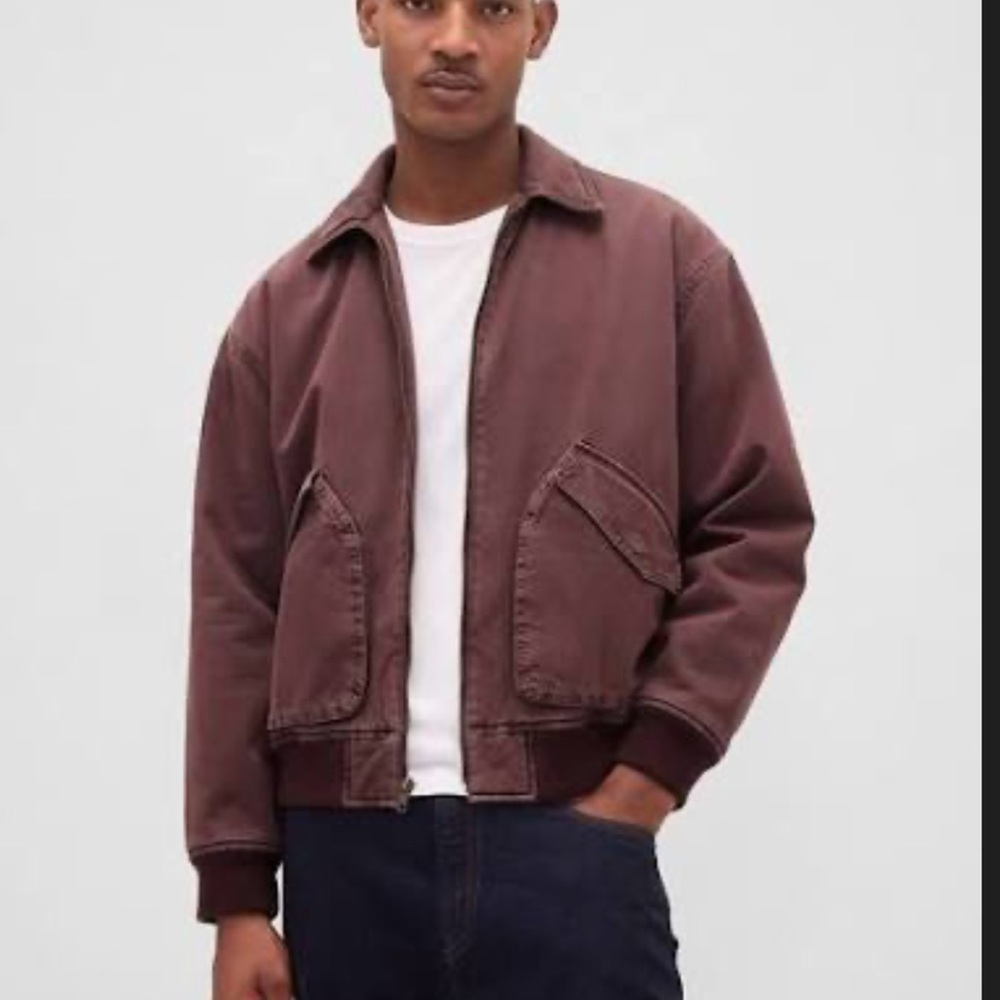 GAP Men's Twill Bomber Jacket NEW
